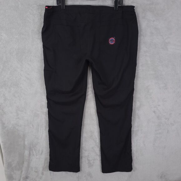 Koi Lite Scrub Pants Womens Large Black Slim Fit Mechanical Drawstring Pockets - Picture 9 of 16